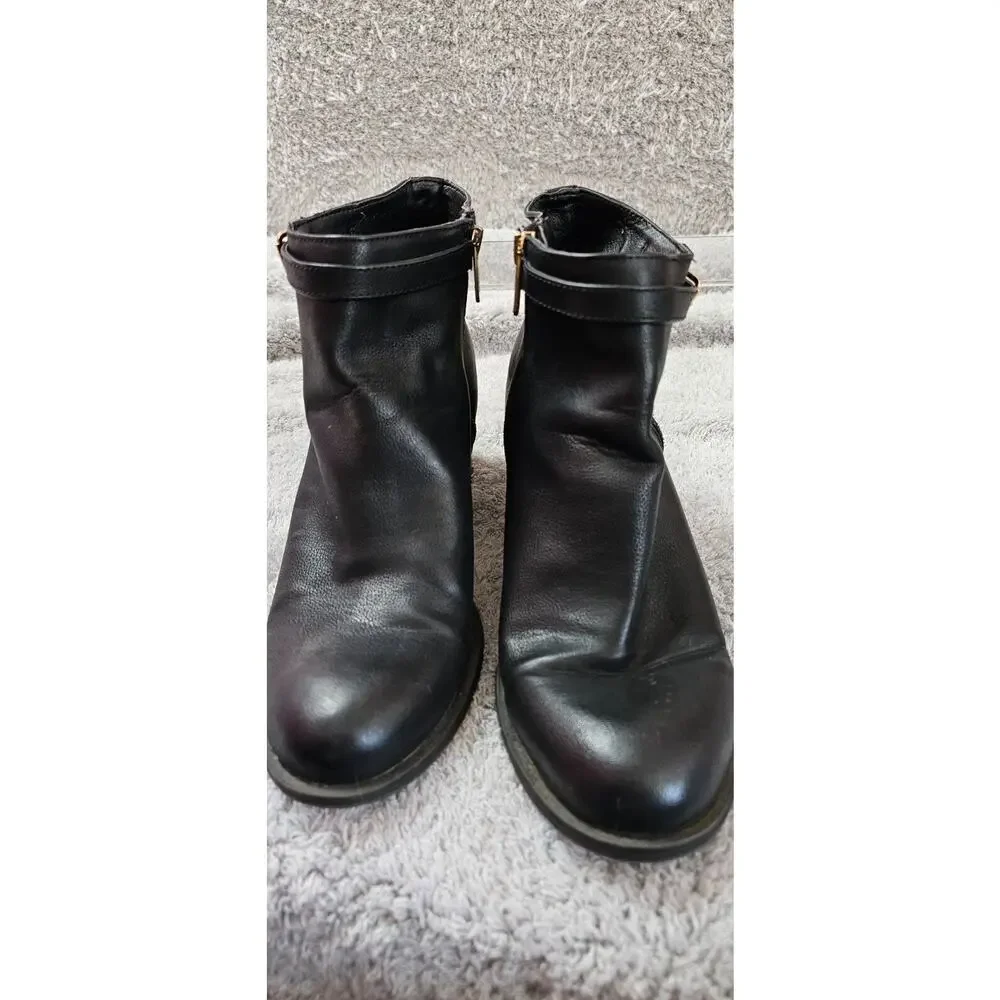 Circus by Sam Edelman Jolie Ankle Boots Women's Sz 10 US 40‎ EUR Black Leather